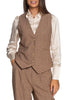 yes zee gilet donna g103k900 marroncino marrone 201260