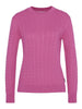 barbour maglione hartland crew knitted donna lkn1630 rose pink rosa 1271555