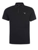 barbour polo tartan pique uomo mml0012 nero 184985
