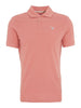 barbour polo tartan pique uomo mml0012 pink clay rosa 273405