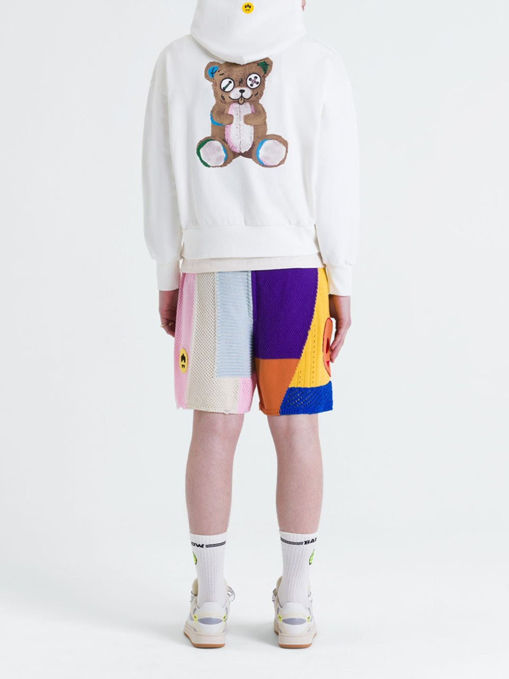 Barrow Felpa Cappuccio Unisex BWUAHS151 Off White - Bianco