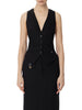 elisabetta franchi gilet donna gl00552e2 nero 8356010