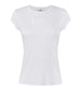 elisabetta franchi t shirt donna ma00451e2 gesso avorio 8875163
