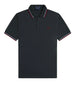 fred perry polo twin tipped uomo m12 ngreen lsmk brnr verde 9518592