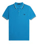 fred perry polo twin tipped uomo m3600 blu 2343094
