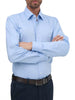 hugo boss camicia classica camicia hank kent uomo 50527231 light pastel blue celeste 1098414