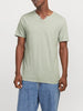 jack e jones t shirt split neck uomo 12164972 iceberg green verde 6256049