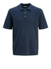 jack e jones polo emil knit relaxed uomo 12268216 navy blazer blu 8010792