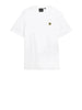 lyle scott t shirt slub uomo ts1804v white bianco 3740326