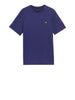 lyle scott t shirt plain uomo ts400vog deep indigo blu 4578023