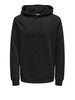 only e sons felpa cappuccio uomo 22031915 black nero 5242355