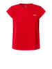 pepe jeans t shirt blooma donna pl506030 red rosso 9481613