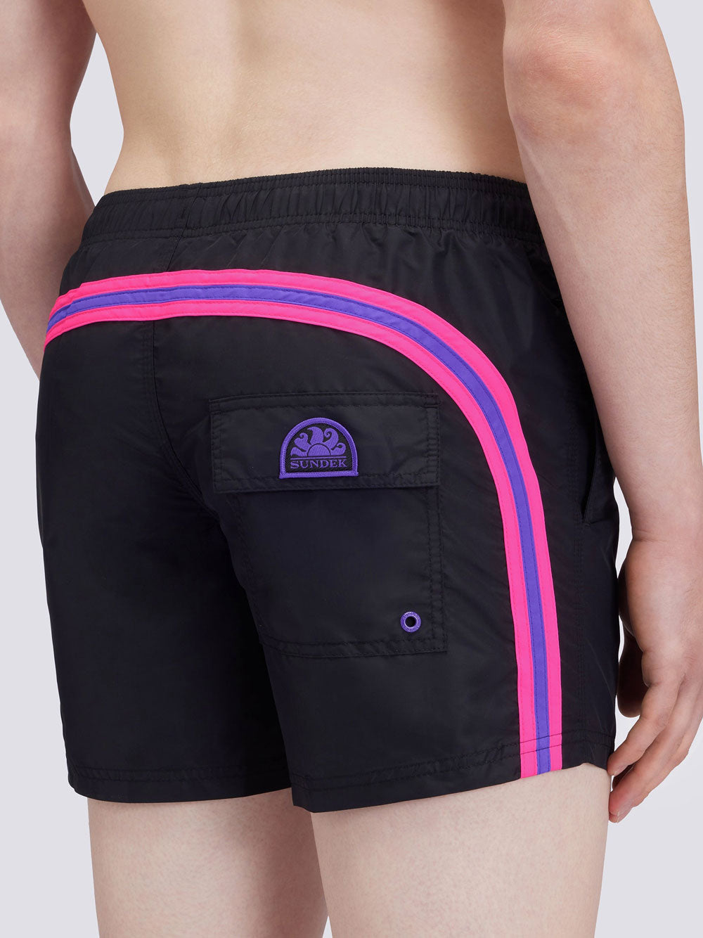 Sundek Shorts Mare Uomo M504BDTA1Y1 - Nero
