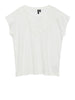 vero moda t shirt donna 10329678 snow white bianco 173896