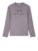 armani exchange t shirt uomo 8nztchz8h4z dark gull gray grigio 167220249
