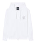 armani exchange felpa zip uomo xm000371af10818 off white bianco 165738506