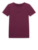 armani exchange t shirt donna xw001459af10356 groove bordeaux 166064006