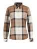 barbour camicia casual bredon donna lsh1353 light muted tartan marrone 166383619