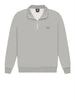dickies felpa zip oakport quarter zip heather gre uomo dk0a4xd4 heather grey grigio 165125263