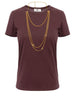 elisabetta franchi t shirt merlot donna ma00956e2 merlot bordeaux 160958996