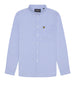 lyle scott camicia casual plain oxford uomo lw2112v riviera celeste 160973281