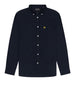 lyle scott camicia casual plain oxford uomo lw2112v dark navy blu 164736054