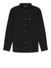 lyle scott camicia casual plain oxford uomo lw2112v jet black nero 163274575