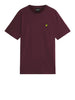 lyle scott t shirt uomo ts400vog burgundy bordeaux 163506817
