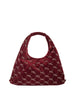 manila grace borsa a tracolla velvet mini sac donna b829pu burgundy bordeaux 162172113