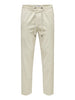 only e sons pantalone uomo 22029790 silver lining avorio 160192246