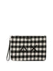 sun68 borsa pochette tartan donna x45212 nero 165031906