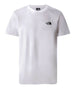 the north face t shirt simple dome uomo nf0a87ng bianco 166430165