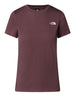 the north face t shirt donna nf0a87nh bordeaux 168980512