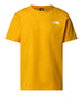 the north face t shirt uomo nf0a87np sumitgld blk giallo 168208071