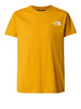 the north face t shirt da bambino nf0a8efn summit gold giallo 162285019