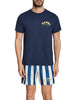 4giveness t shirt capri uomo cuth6330 blu 160017175