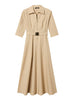 actitude vestito longuette donna 261ap2284 safari beige 166478751