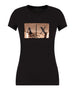 armani exchange t shirt donna 8nytdlyj73z black w gold nero 168007127