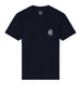 armani exchange t shirt uomo xm000365af12308 deep navy blu 161642350