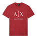 armani exchange t shirt uomo xm002683af10356 winery rosso 162442973