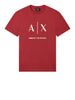 armani exchange t shirt uomo xm002683af10356 winery rosso 162442973