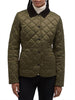 barbour giubbino deveron quilt donna lqu1012 olive pale pink verde 160979083