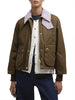 barbour giubbino cropped beadnell wax donna lwx1403 sand dress heather mist beige 169465102
