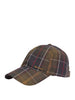 barbour berretto con visiera telfield tartan uomo mha0910 classic verde 160930637