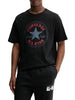 converse t shirt chuck logo uomo cvm5t459 converse black nero 162815805