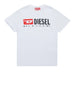 diesel t shirt da bambino j0247500yi9 bianco 162232575