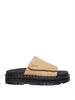 dr martens sandalo zebzag slide donna 42409 savannah tan eh suede beige 163364523