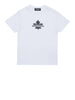 dsquared2 t shirt da bambino dq2743d0ac7 white bianco 166637276