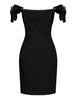 elisabetta franchi vestito mini donna ab96862e2 nero 165804235