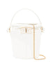 elisabetta franchi borsa a secchiello donna bs92a61e2 avorio 161890505